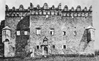 Kasztel we Frydmanie przed przebudową (1910 rok).