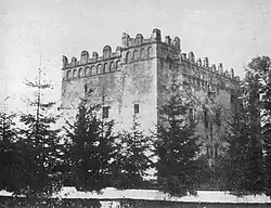 Kasztel we Frydmanie przed przebudową (1910 rok).