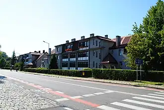 Zabudowa przy ul. Bielskiej 7 i 9, pochodząca z 1989 roku