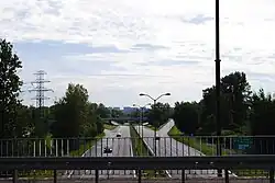 Ul. Bagienna w kierunku Mysłowic