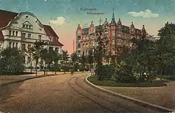 Plac Wolności na przedwojennej pocztówce