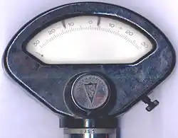 Keilpart Suhl NRD  (przed r. 1960)zakres ±30 μm,  działka 1 μm