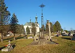 Widok ogólny od strony cmentarza