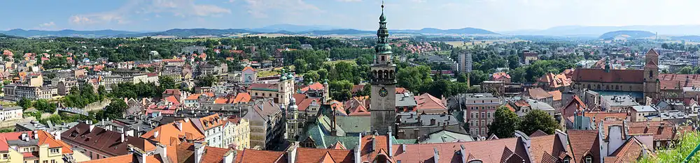 Panorama z bastionu Twierdzy Kłodzko