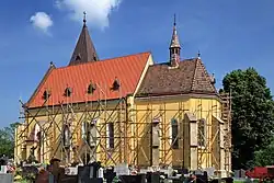 Kościół w trakcie remontu (2013 r.)