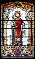 Witraż z wizerunkiem św. Henryka II