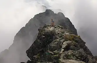 Widok z Kościelca na Zadni Kościelec