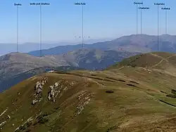 Widok z Veľkiej Chochuli