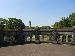 Środkowa część pergoli