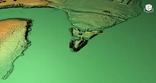 Widok zamku na Lidar