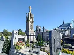 Nagrobek Zofii Magdowej na cmentarzu w Kolbuszowej, wykonany w warsztacie Périera