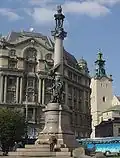 Kolumna Adama Mickiewicza we Lwowie, 1904
