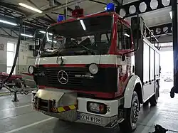 Specjalny, ciężki samochód ratownictwa technicznego SCRt Mercedes