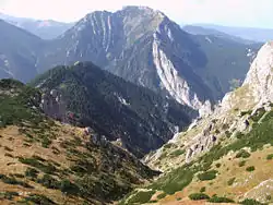 Widok na Kominiarski Wierch z zachodnich stoków Ciemniaka