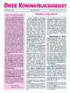 „Nasza Służba Królestwa” (wydanie holenderskie 2010)