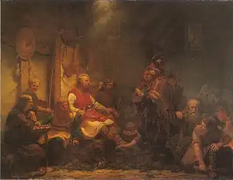 August Malmström, Wysłannik króla Elli przed synami Ragnara Ladbroka, 1857