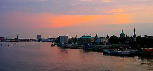 Kopenhaga od strony morza