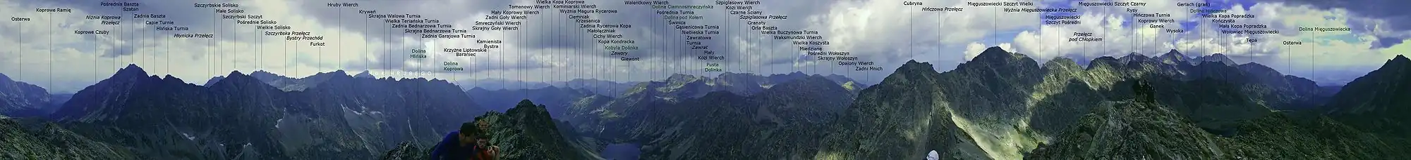 Koprowy Wierch i panorama 360°