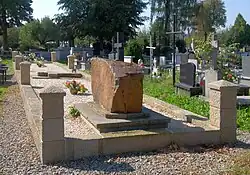 Cmentarz z I wojny światowej, mogiła południowa na nowym cmentarzu