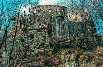 Zamek przed odbudową