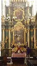 Ołtarz główny z ok. 1720