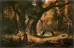 Polowanie (ilustracja do IV księgi Pana Tadeusza), 1886