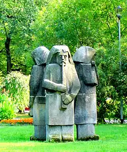 "Muzykanci" autorstwa Ryszarda Moroza.