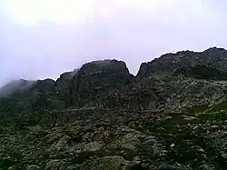 Kozia Przełęcz widoczna z Dolinki Koziej