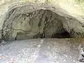 Komora w wylocie jaskini