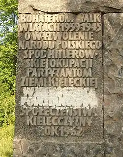 Pomnik Partyzantów Ziemi Kieleckiej