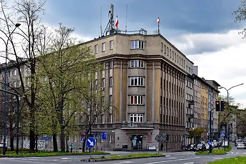 Kraków al. Słowackiego 18a-20Starostwo powiatowe, 1935 (wspólnie ze Stefanem Strojkiem)