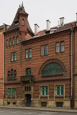 al. Słowackiego 9Kamienica (proj. Jan Sas-Zubrzycki, 1899–1904)