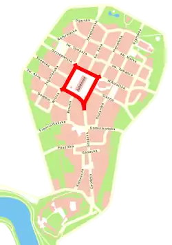 Plan przebiegu ulicy