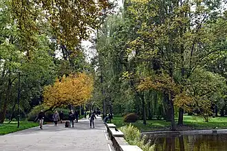al. Mickiewicza (pl. Inwalidów)Park Krakowski