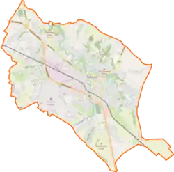 Plan przebiegu ulicy