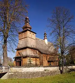 Zabytkowy kościół pomocniczy Narodzenia NMP