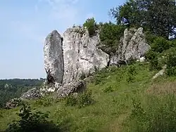 Krucze Skały od południowego wschodu