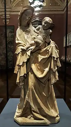 Piękna Madonna z Czeskiego Krumlowa (ok. 1400), obecnie w zbiorach Muzeum Historii Sztuki w Wiedniu