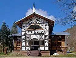 Park Słotwiński, dawny pawilon koncertowy (1870), obecnie restauracja „Koncertowa”