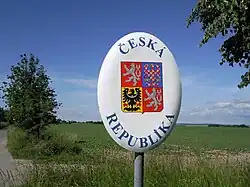 Tablica informacyjna „Czeska Republika” (czerwiec 2017)