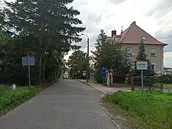 Widok od strony czeskiej (czerwiec 2020)