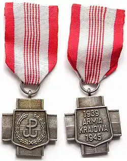 Kotwica na Krzyżu Armii Krajowej