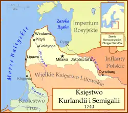 Mapa opisywanego kraju