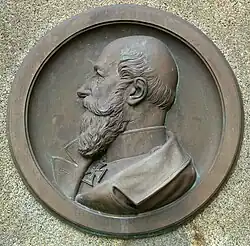 Relief na pomniku w Lübz