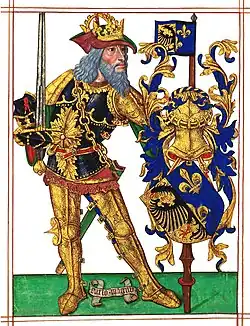 Fantazyjny herb Karola Wielkiego