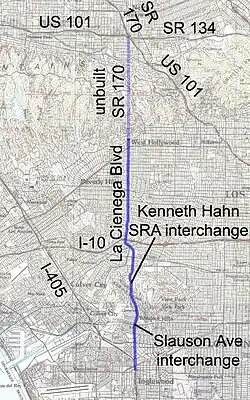 Plan przebiegu ulicy