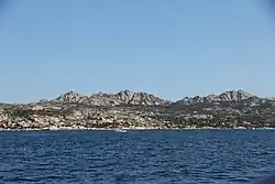 Caprera widziana z Maddaleny