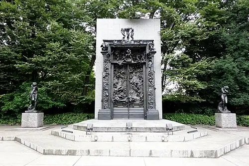 Auguste Rodin, Brama piekieł z Adamem i Ewą