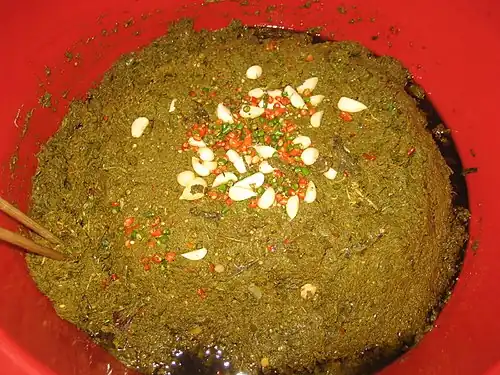 Miska z lahpet (sprzedaż na wagę)