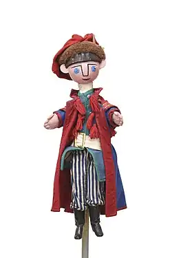 Lalka zaprojektowana przez Alego Bunscha do spektaklu BO W MAZURZE TAKA DUSZA, granego przez 25 lat, z którym Miniatura objeździła cały świat.